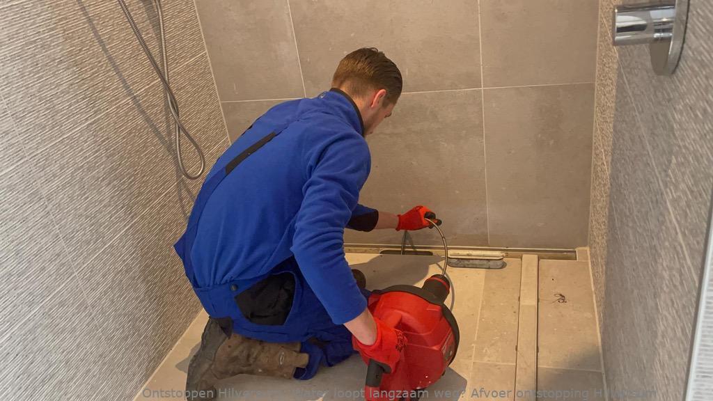 Water loopt langzaam weg? Afvoer ontstopping Hilversum