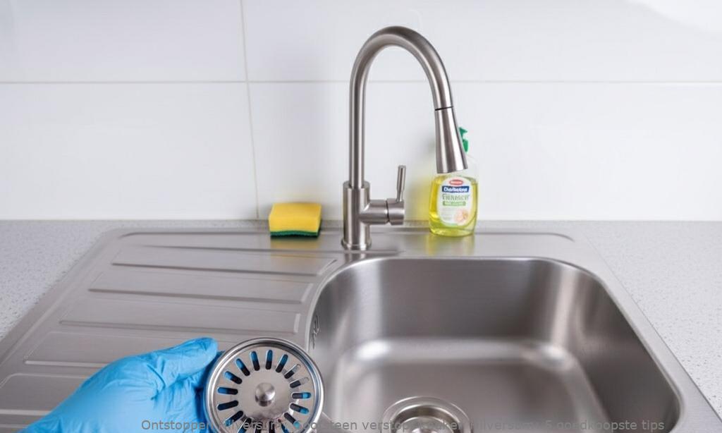 Gootsteen verstopt keuken Hilversum: 5 goedkoopste tips