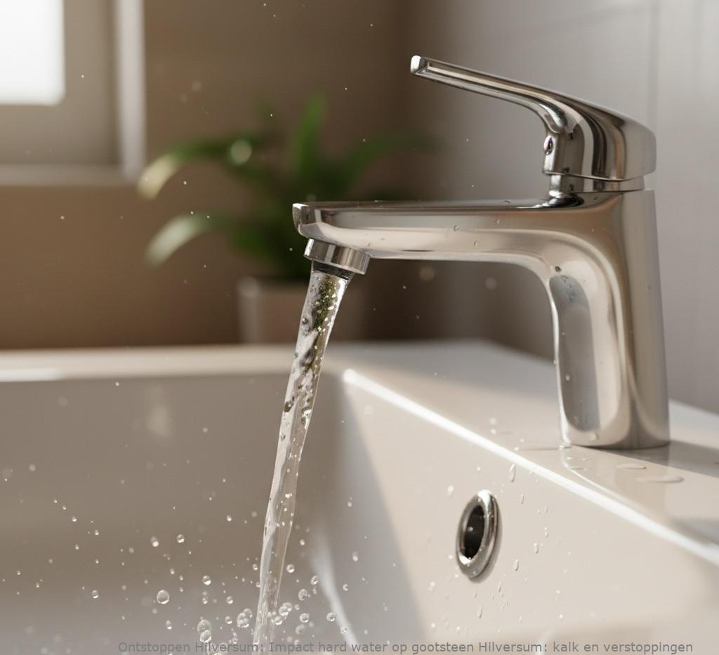 Impact hard water op gootsteen Hilversum: kalk en verstoppingen